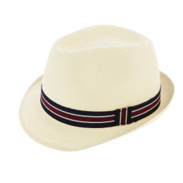Children's Carpinetto Hat Paper Straw Off-White - Crambes