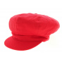 Summer newsboy cap - Pink Rose