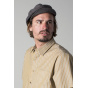 Thirsty Newsboy Cap Washed Black Cotton - Brixton