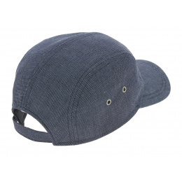 Blue Cotton Hipster Baseball Cap - Mtm