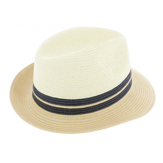 Chapeau Trilby Royale Paille Papier Naturel - Bugatti
