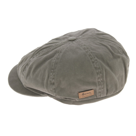 8 Panel Advencer Cotton Cap Grey - Herman