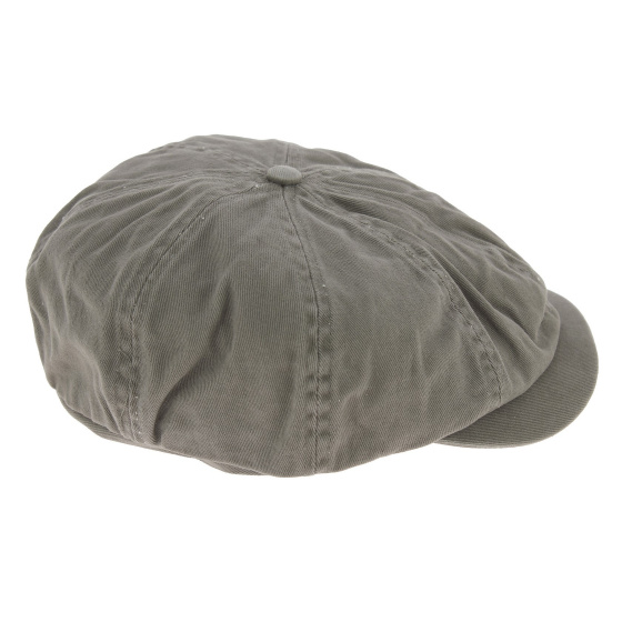 Casquette 8 Cotes Advencer Coton Gris - Herman Casquette 8 Cotes Advencer Coton Gris - Herman