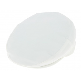 Waterproof Flat Cap Wavre White - City Sport