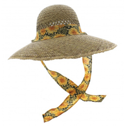 Sophie hat in straw Traclet