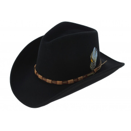 Cowboy hat - KEELINE Black