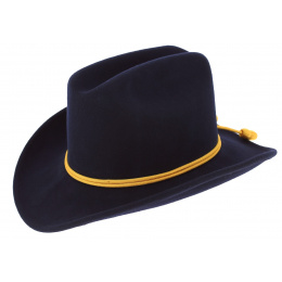 Navy Wool Felt Union Officer Hat - Traclet