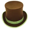 Chapeau Haut de Forme Hatta Feutre Laine Marron - Traclet Reference : 3005 | Chapellerie Traclet