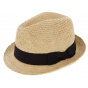 Trilby Santa Giulia Natural Raffia Straw Hat