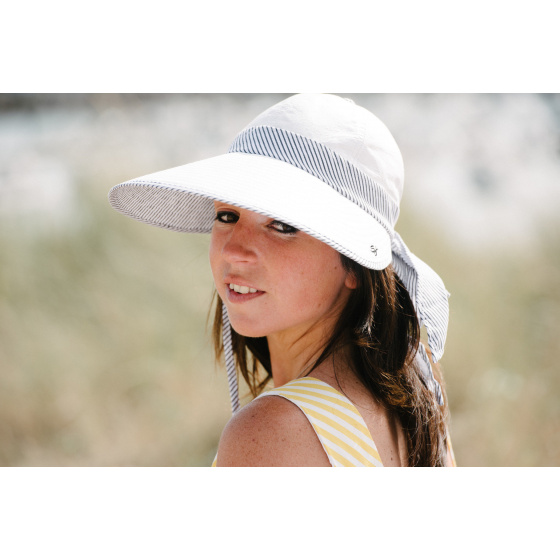 Casquette Visière Haute Protection Bauloise Blanc - Soway Casquette Visière Haute Protection Bauloise Blanc - Soway
