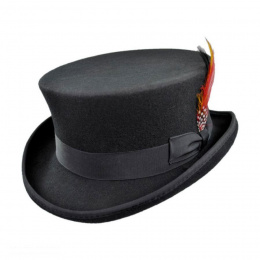 JAXON & JAMES Black Deadman Hat