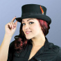 JAXON & JAMES Black Deadman Hat