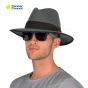 Traveller Mandalay Hat Gray & Black - Rigon Headwear