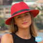 Chapeau Traveller Marina Rubis Fibres Naturelles - Rigon Headwear