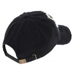 Classic America Cotton Strapback Cap Black - Kbthos