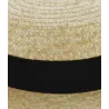 Canotier Paille Naturelle Traclet Reference : 7351 | Chapellerie Traclet