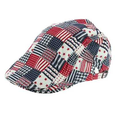 Casquette Réglable Lubbock Patchwork Coton - Aussie Apparel