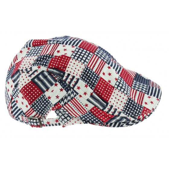 Lubbock Patchwork Cotton Adjustable Cap - Aussie Apparel