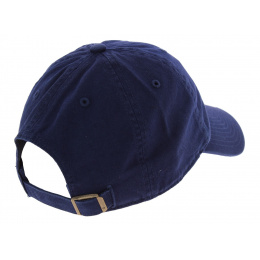 Navy Cotton Blank Strapback Baseball Cap - 47 Brand