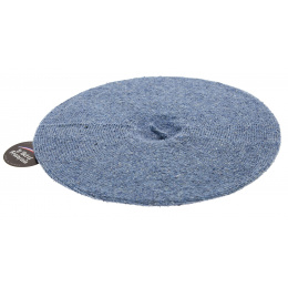 Silk, Cotton & Linen Light Blue Summer Beret- Le Béret Français