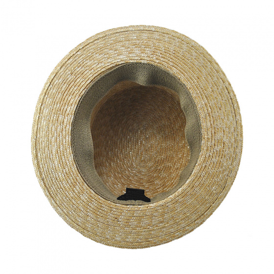 Natural Straw Dresden Boater Hat