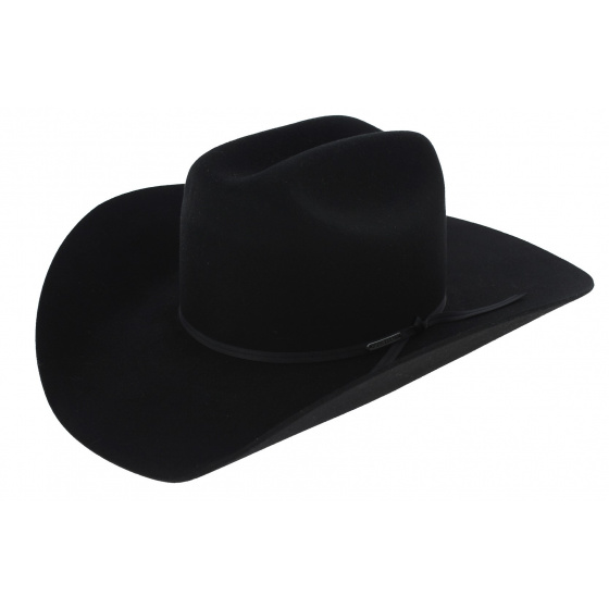 Black Wool Felt Cattleman Cowboy Hat - Stetson