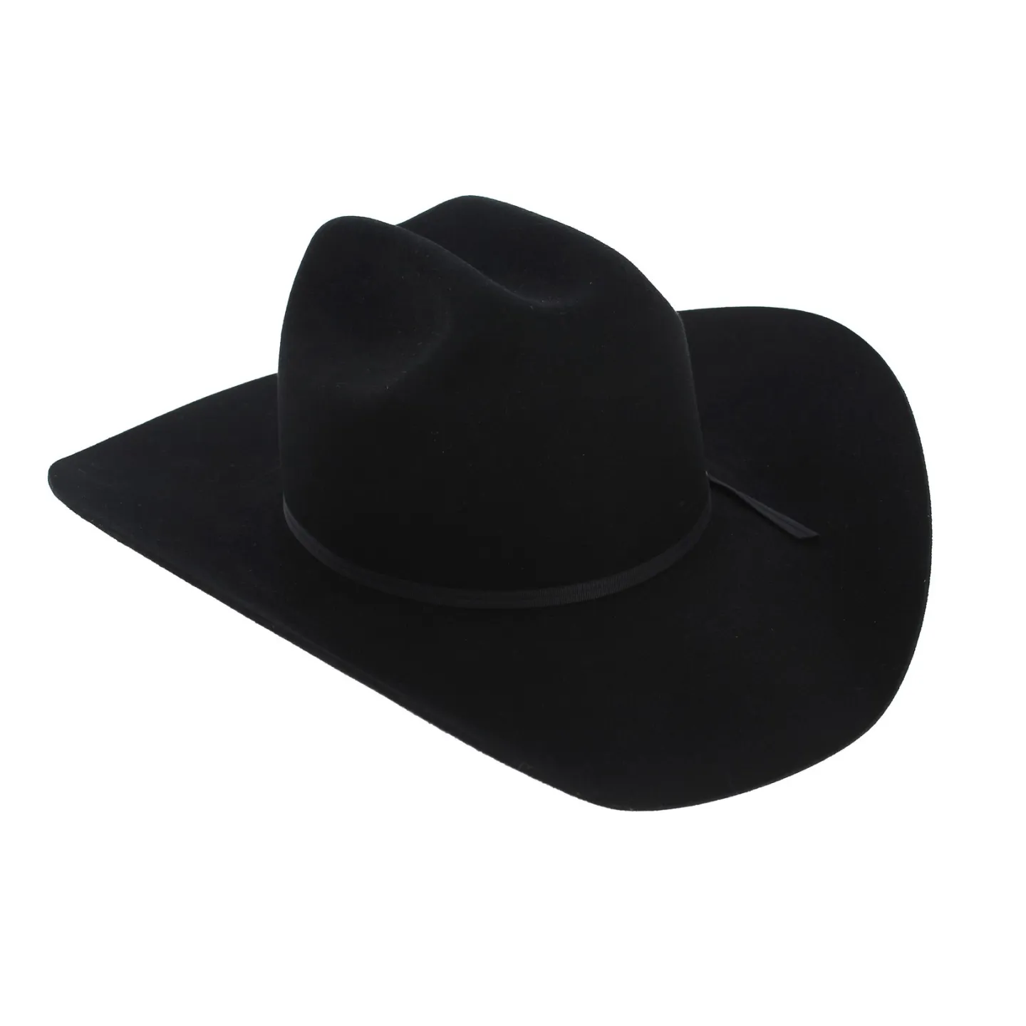 Black Wool Felt Cattleman Cowboy Hat - Stetson Reference: 7596 | Traclet Hat Shop