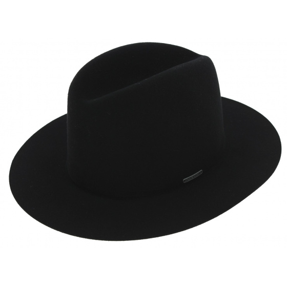 Traveller Badlands Felt Wool Hat Black - Stetson