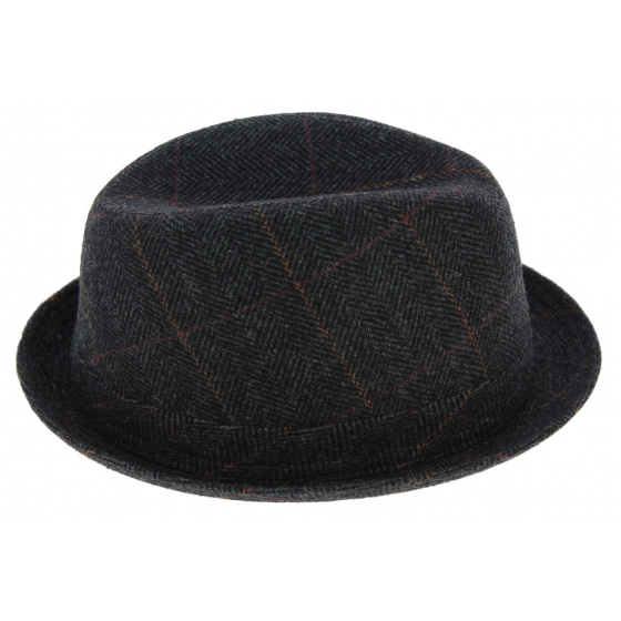 Clayton Player Hat Grey Wool Felt - Stetson