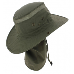 Chapeau bermudes couvre-nuque olive