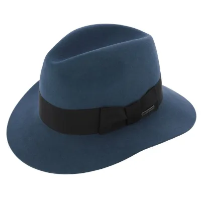 Chapeau Traveller Fury Feutre Poil Bleu - Stetson Reference : 372 | Chapellerie Traclet