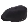 Stetson Newington Hatteras Cap Plum Wool Reference: 7603 | Traclet Hat Shop