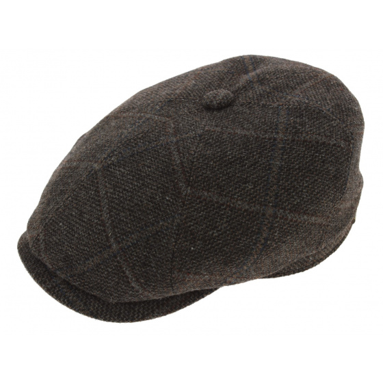 Brown Wool Brooklin Stonehaven Cap - Stetson