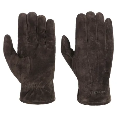 Brown pigskin leather glove by Stetson Reference: 1907 | Traclet Hat Shop