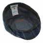 Bucks Flat Cap Sheep Wool Blue - Stetson