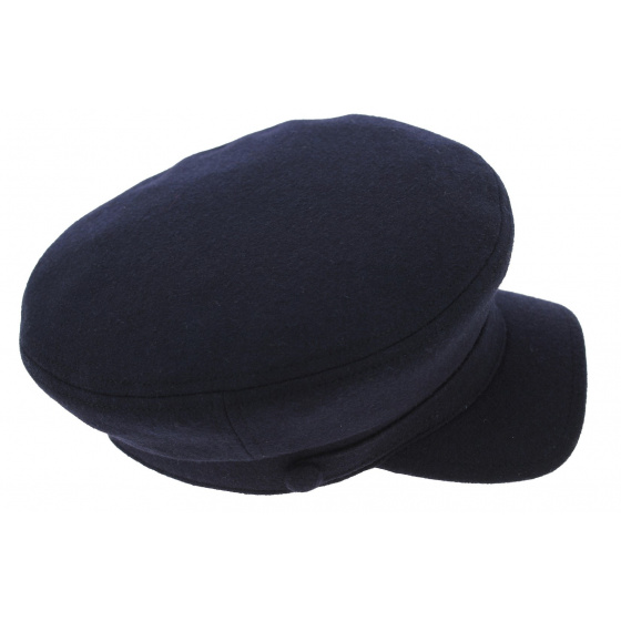 Riders Marine Cap Virgin Wool Navy - Stetson Riders Marine Cap Virgin Wool Navy - Stetson