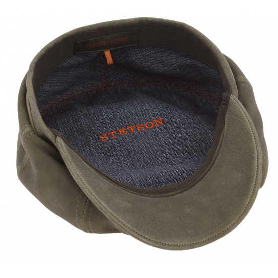 Casquette Hatteras Larson Cuir d'Agneau Serpent - Stetson