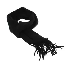 Black Wool Scarf Made In France - Traclet Reference: 1310 | Traclet Millinery