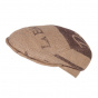 Beige Grappa Flat Cap Burlap - ReHats