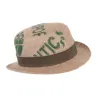 Chapeau melon bombon Toile de Jute Beige - ReHats Reference : 7616 | Chapellerie Traclet