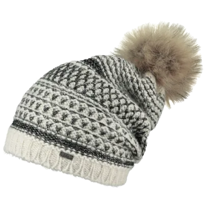 Bonnet Pompon Fausse Fourrure Bonnet Pompon AURORA BEANIE- barts Reference : 7337 | Chapellerie Traclet