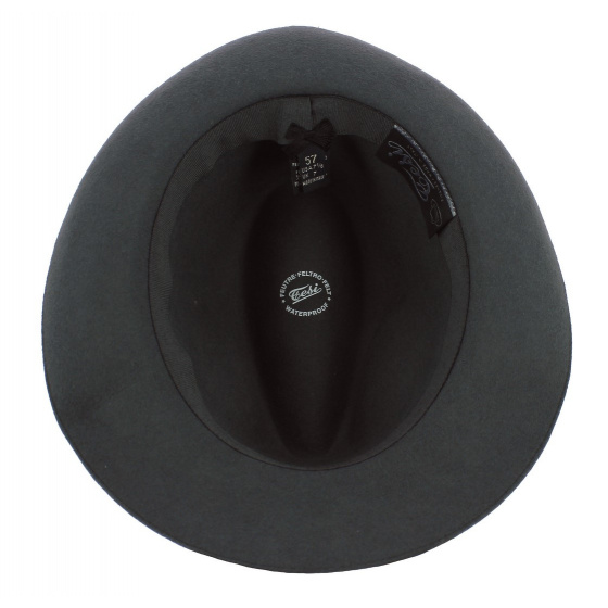 Chapeau Borsalino Vanzina Feutre Poil Anthracite