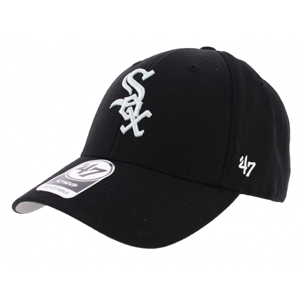 Strapback Withe SOX Chicago Wool Strapback Cap - 47 Brand Reference : 4504