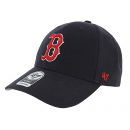 Boston Red Sox Navy Wool Strapback Cap - 47 Brand