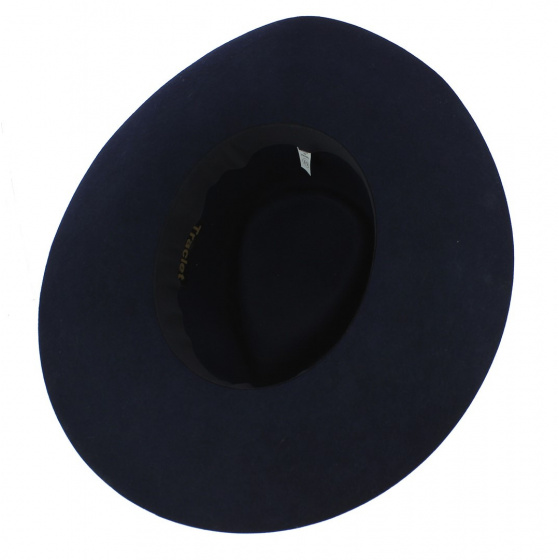 Navy Wide Brim Hat