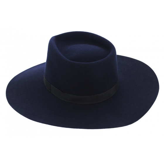 Navy Wide Brim Hat