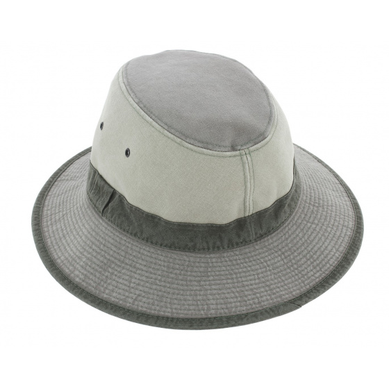 Chapeau Safari Lewa Coton Gris UPF 50+ - Crambes