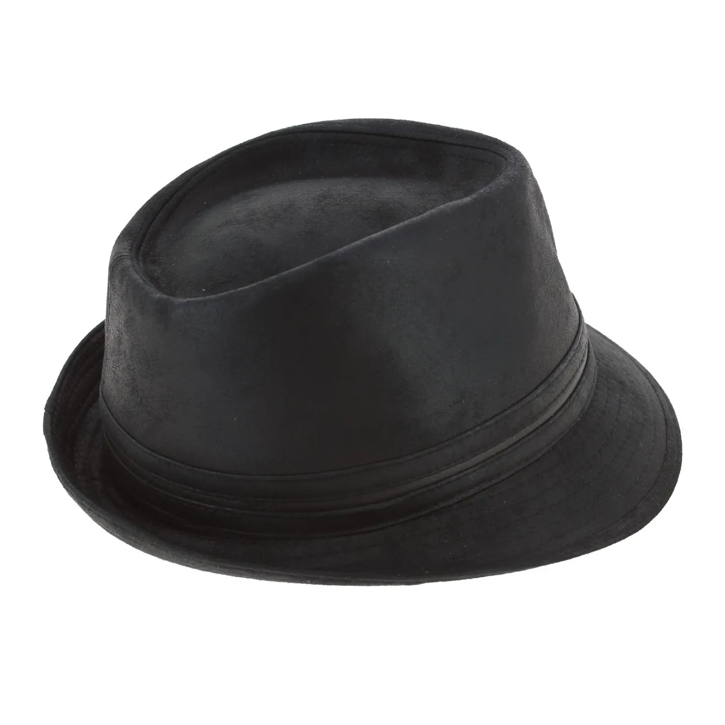 Chapeau Trilby Kairan Noir - Herman Reference : 7626 | Chapellerie Traclet