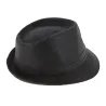 Chapeau Trilby Kairan Noir - Herman Reference : 7626 | Chapellerie Traclet