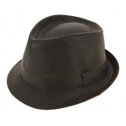 Trilby Tycoon Brown Cotton Hat - Aussie Apparel